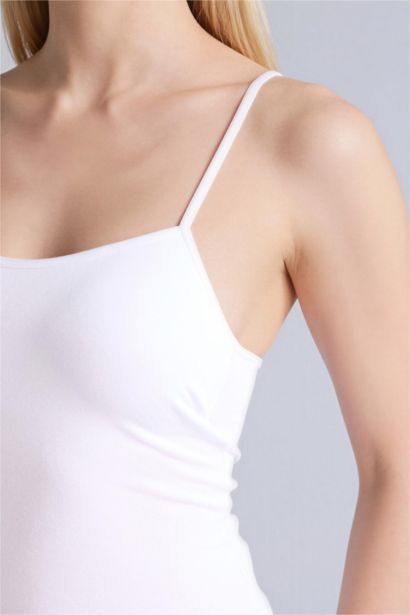 فانيلة قطن قصة عادية بحمالات من Fall in Love