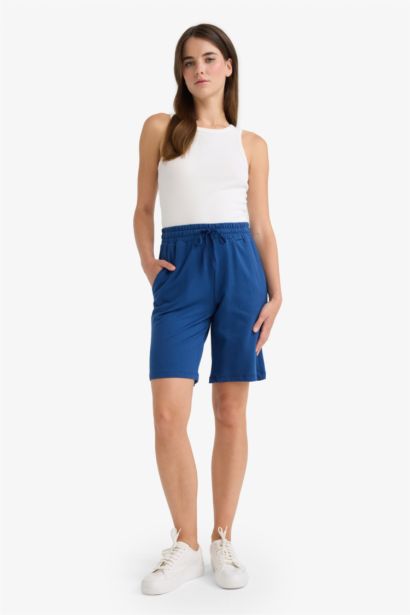 Regular Fit Straight Leg Shorts
