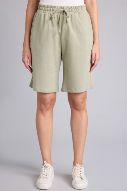 Regular Fit Normal bel Bermuda Şort