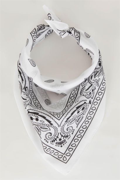 Woman Patterned Cotton Bandana