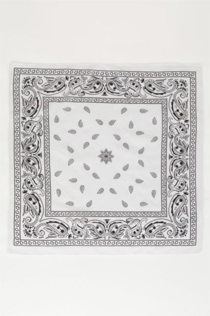 Woman Patterned Cotton Bandana