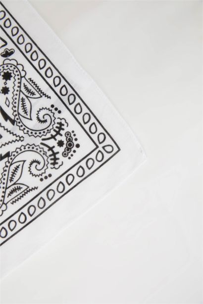 Woman Patterned Cotton Bandana