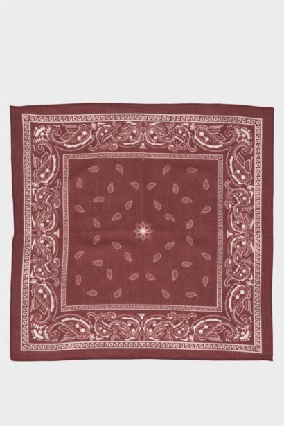 Desenli Pamuklu Bandana
