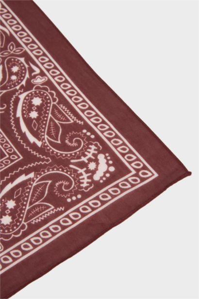 Desenli Pamuklu Bandana