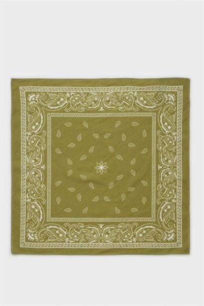 باندانا نسائي قطن منقوش