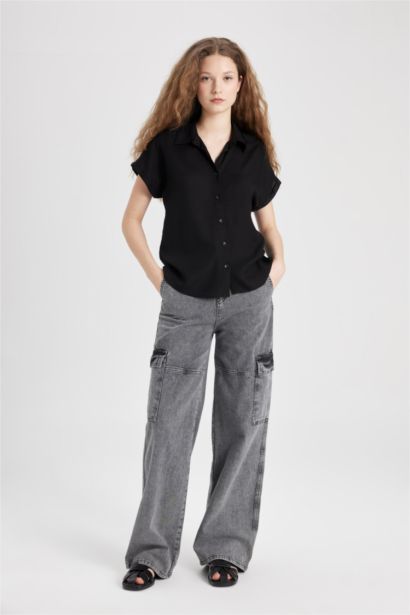 Regular Fit Kısa Kollu Gömlek