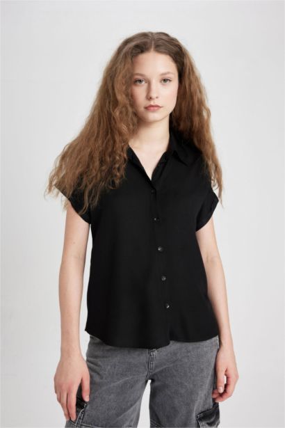 Regular Fit Kısa Kollu Gömlek