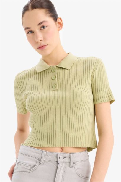 بلوز تريكو سليم فيت بياخة بولو