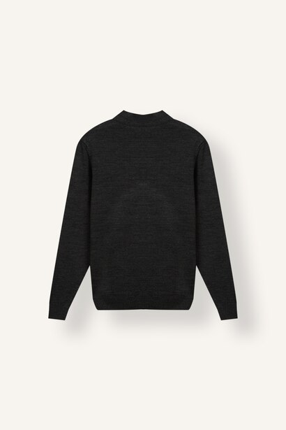 Slim Fit Yarım Balıkçı Yaka Basic Triko Kazak