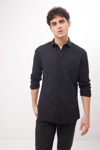 Slim Fit Long Sleeve Shirt