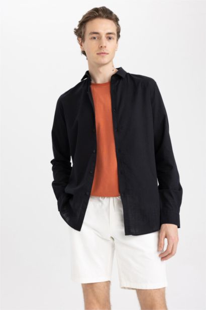 Slim Fit Long Sleeve Shirt