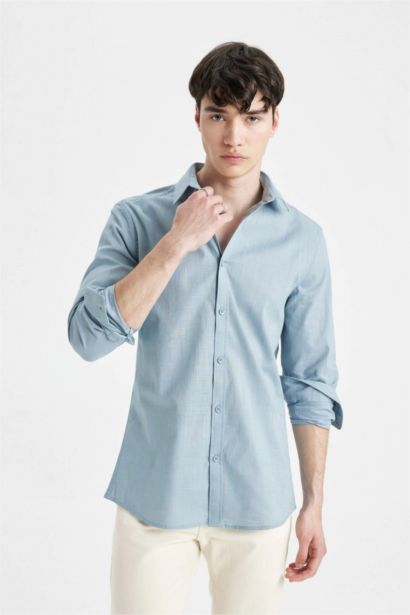 Slim Fit Long Sleeve Shirt