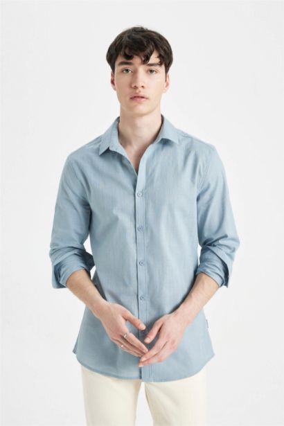 Slim Fit Long Sleeve Shirt