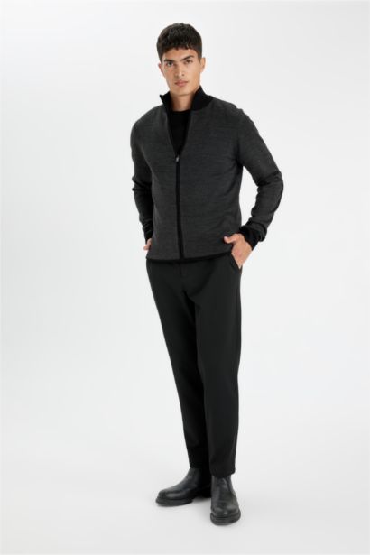 Standart Fıt Triko Hırka