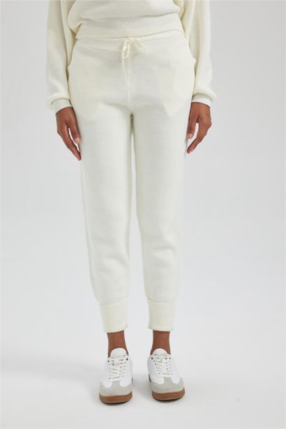 بنطلون جوجر تريكو برباط