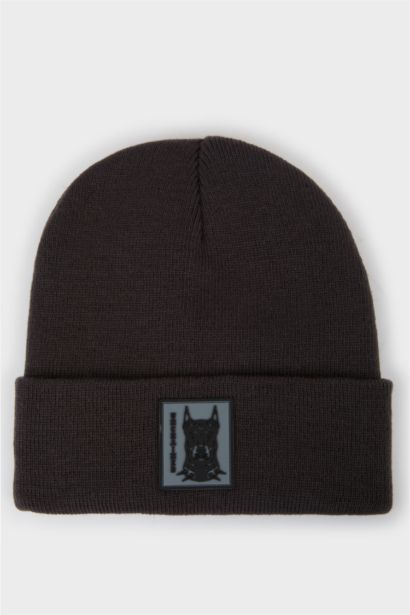 Erkek Dokuma Etiketli Bere