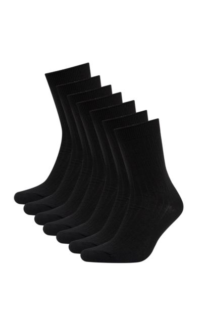 Kadın Pamuklu 7'li Uzun Çorap