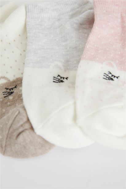 Lot de 3 paires de Chaussettes courtes en coton pour femme