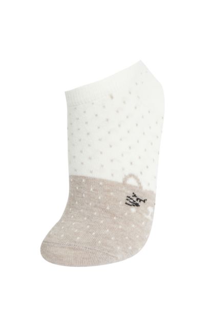Lot de 3 paires de Chaussettes courtes en coton pour femme