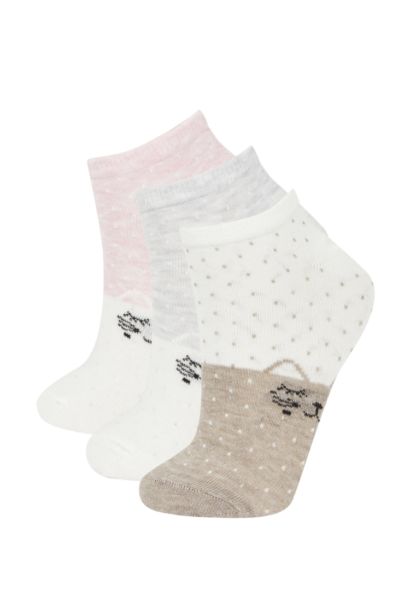 3 piece Cotton Short Socks