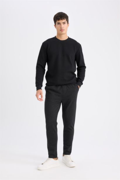 Pike İnce Eşofman Altı Slim Fit Dar Kesim Düz Paça Beli Bağcıklı Cepli