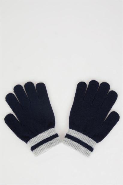 Boy Knitwear Printed Gloves