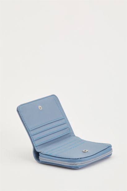 Kadın Fermuarlı Suni Deri Cüzdan