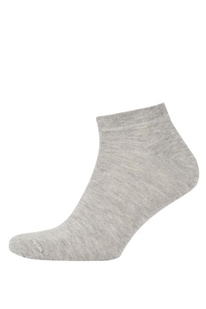 DeFacto Fit Lot de 3 paires de chaussettes courtes en coton pour homme
