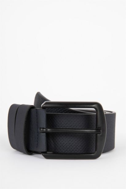 Men's Faux Leather Belt