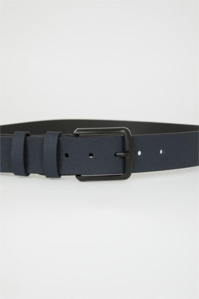 Men's Faux Leather Belt
