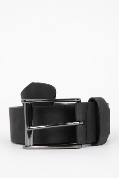 Man Faux Leather 120 cm Belt