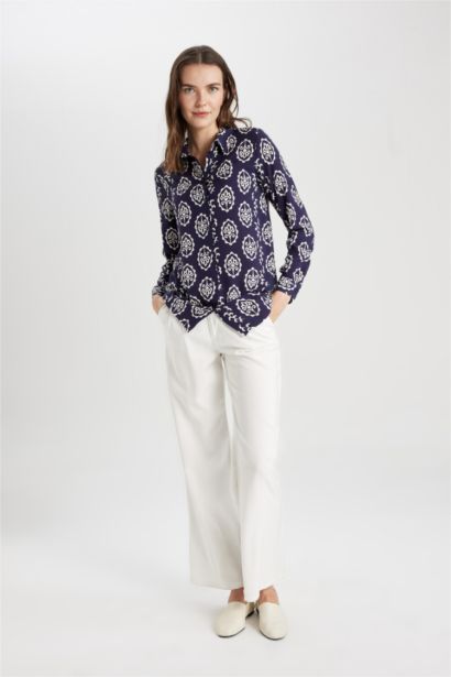 تونيك قصة فضفاضة بياخة قميص