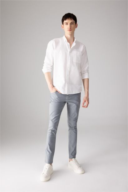 Slim Fit Super Skinny Hem Trousers