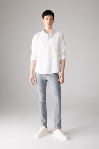 Slim Fit Super Skinny Hem Trousers