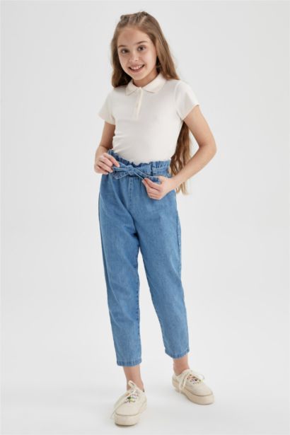 Girl Carrot Fit Jeans