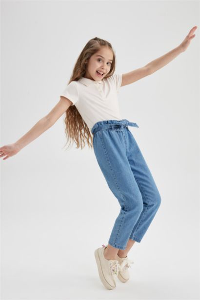 Girl Carrot Fit Jeans