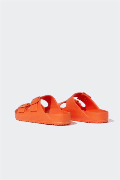 Eva Double Band Buckle Indoor Slippers