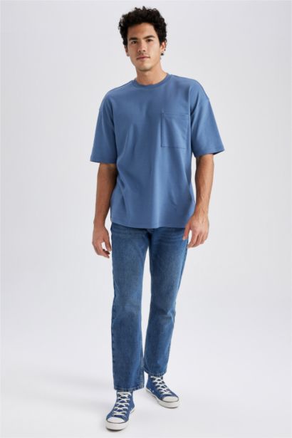 Oversize Fit Crew Neck Cotton Premium T-Shirt