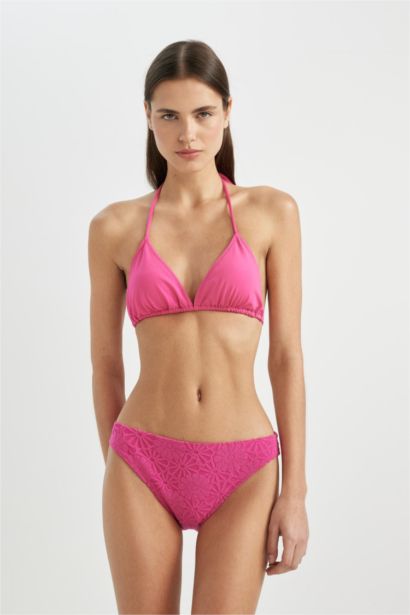 Fall in Love Regular Fit Triangle Bikini Top