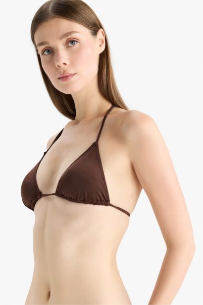 Fall in Love Regular Fit Triangle Bikini Top