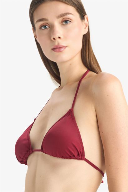 Fall in Love Regular Fit Triangle Bikini Top