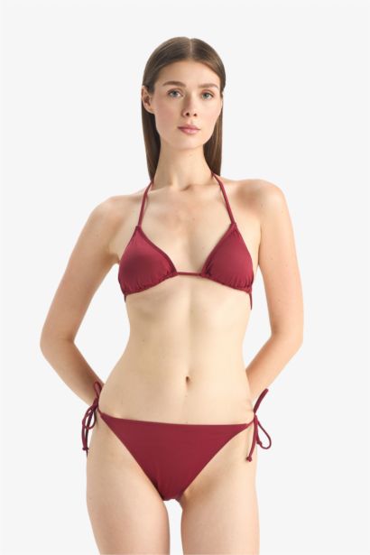 Fall in Love Regular Fit Triangle Bikini Top
