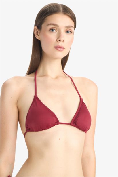Fall in Love Regular Fit Triangle Bikini Top