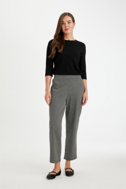 Jogger Pantolon Desenli Cepli Beli Lastikli