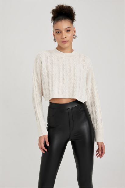 Regular Fit Bisiklet Yaka Triko Kazak