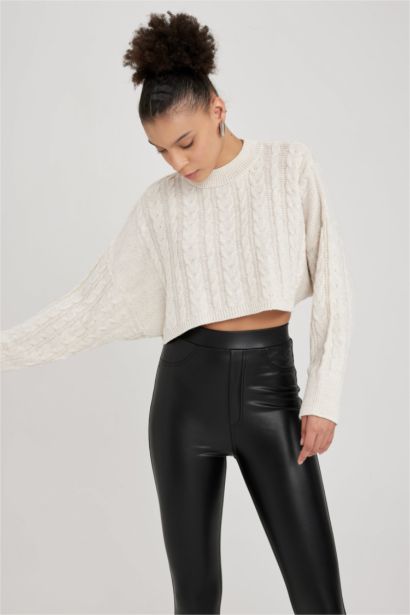 Regular Fit Bisiklet Yaka Triko Kazak