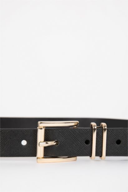 Women's Faux Leather 2-Pack Dress Belt