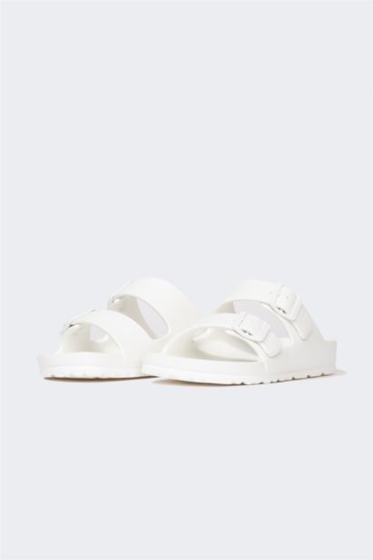 شبشب رجالي إيفا بكعب مسطح بشريط مزدوج