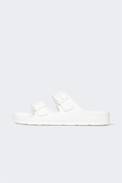 شبشب رجالي إيفا بكعب مسطح بشريط مزدوج