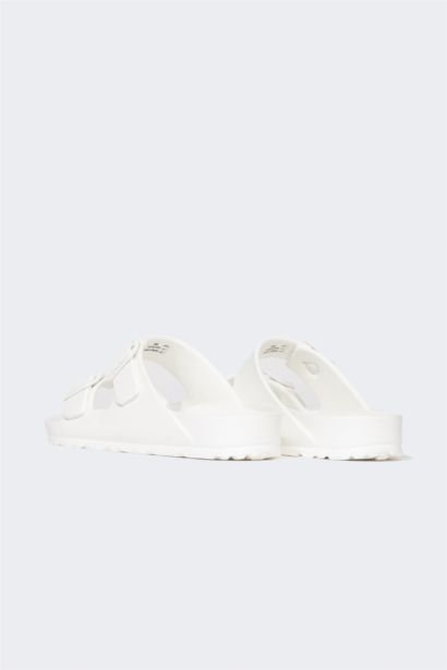 شبشب رجالي إيفا بكعب مسطح بشريط مزدوج